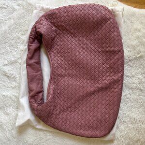 Bottega Veneta Pink Intrecciato Nappa Bag (Large)